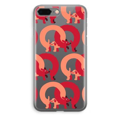 Dogs: iPhone 8 Plus Transparant Hoesje