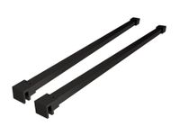 Mueller Slimline set van 2 stabilisatiestangen 120cm zwart mat - thumbnail