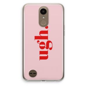 Ugh: LG K10 (2017) Transparant Hoesje