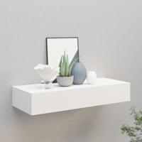 Wandschap met lade 60x23,5x10 cm MDF wit