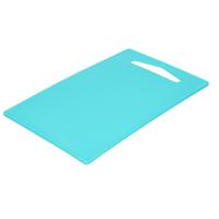 Plasticforte Keuken Snijplank - turquoise - 36 x 24 cm - kunststof - voor groente, fruit, vlees