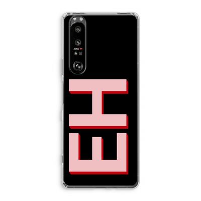Monogram: Sony Xperia 1 III Transparant Hoesje