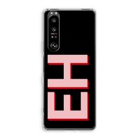 Monogram: Sony Xperia 1 III Transparant Hoesje