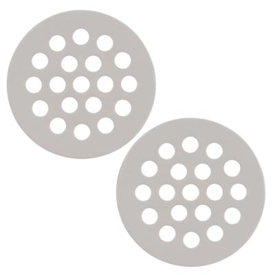 Bloemenschikker voor in vaas - 2x - bloemverdeler - Dia 10 cm - wit - vaas raster - dolomiet