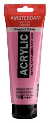 Royal Talens Amsterdam Standard Series Acrylverf Tube 250 ml - Quinacridoneroze Licht 385