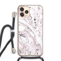 Mengelmoes: iPhone 11 Pro Max Transparant Hoesje met koord