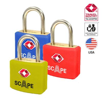 Sleutelslot Scape Travel TSA-385 Metaal Rechthoekig