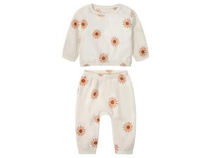 lupilu Baby set (50/56, Beige met zonnebloemen)