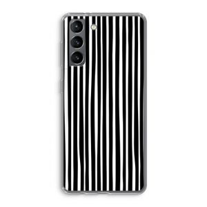 Stripes: Samsung Galaxy S21 Transparant Hoesje