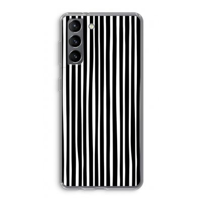 Stripes: Samsung Galaxy S21 Transparant Hoesje