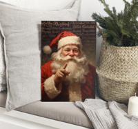 Kerstman portret Canvas schilderij kerst