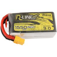 Tattu LiPo accupack 14.8 V 1550 mAh Aantal cellen: 4 120 C Softcase XT60 - thumbnail