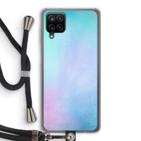 mist pastel: Samsung Galaxy A12 Transparant Hoesje met koord