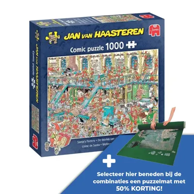 Puzzel xms jvh santas factory 1000