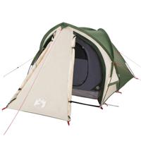 vidaXL Tent 2-persoons 320x140x120 cm 185T taft groen