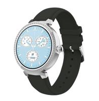 Smarty 2.0 Smartwatch met Leren Band | Zilver/Zwart | SW062G Smarty 2.0 Smartwatch met Leren Band | Zilver/Zwart | SW062G