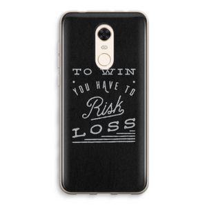 Risk loss: Xiaomi Redmi 5 Transparant Hoesje