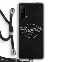 Capable: OnePlus Nord CE 5G Transparant Hoesje met koord