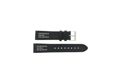 Horlogeband Tommy Hilfiger 679301215 / 1215 / 1781015 / TH-126-3-14-0974 Leder Zwart 20mm