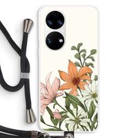 Floral bouquet: Huawei P50 Transparant Hoesje met koord