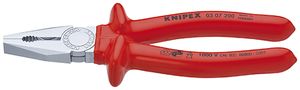 Knipex Kombitang verchroomd dompelisolatie, VDE-getest 180 mm - 0307180
