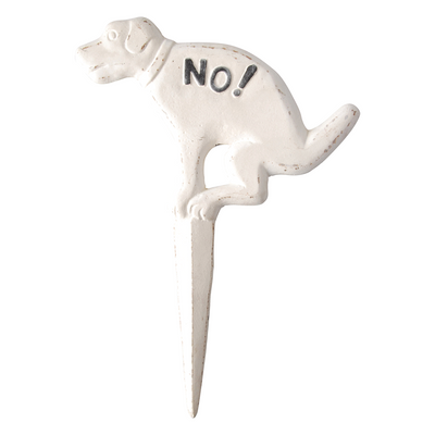 Hondenbordje wit no / Esschert Design