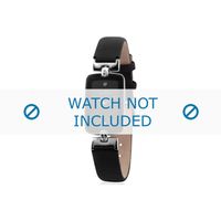 Horlogeband Skagen H01SSLB Leder Zwart 10mm - thumbnail