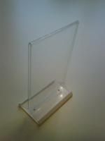 Menu-standaard acryl A5 - 15x21cm zwaar