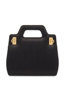 Ferragamo mini sac à main Wanda à boucle Gancini - Noir