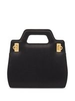 Ferragamo mini sac à main Wanda à boucle Gancini - Noir