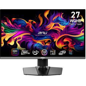 MSI MPG 271QRX QD-OLED computer monitor 67,3 cm (26.5") 2560 x 1440 Pixels Wide Quad HD QDOLED Zwart