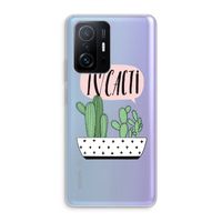 I love cacti: Xiaomi 11T Pro Transparant Hoesje