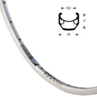 Rigida Ryde velg 28 chrina alu 20mm 36/14