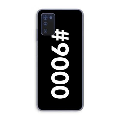 #9000: Samsung Galaxy A03s Transparant Hoesje
