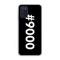 #9000: Samsung Galaxy A03s Transparant Hoesje