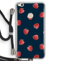 Framboosjes: Huawei Ascend P8 Lite (2017) Transparant Hoesje met koord Framboosjes: Huawei Ascend P8 Lite (2017) Transparant Hoesje met koord