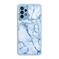 Blauw marmer: Samsung Galaxy A52 Transparant Hoesje