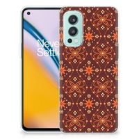 OnePlus Nord 2 5G TPU bumper Batik Brown