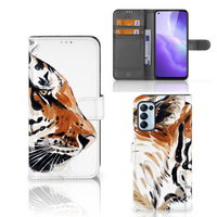 Hoesje OPPO Find X3 Lite Watercolor Tiger - thumbnail