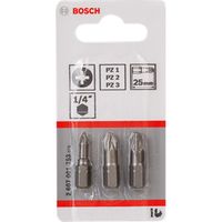 Bosch Accessories 2607001753 Kruis-bit PZ 1, PZ 2, PZ 3 Extra hard D 6.3 3 stuk(s) - thumbnail