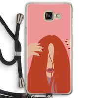 Woke up like this: Samsung Galaxy A5 (2016) Transparant Hoesje met koord