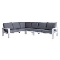 Benton Hoek Loungebank - Wit - Buitengewoon de boet