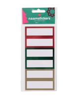 HEMA Naamstickers kerst