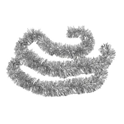 Gerimport Kerstslinger - 2x - zilver - 180 x 12 cm - folie - Extra brede - folieslinger - kerstversi Gerimport Kerstslinger - 2x - zilver - 180 x 12 cm - folie - Extra brede - folieslinger - kerstversi