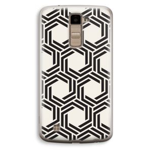 Geometrisch patroon: LG K10 (2016) Transparant Hoesje