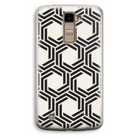 Geometrisch patroon: LG K10 (2016) Transparant Hoesje