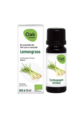 Oak Organic Olie Essential Oils Lemongrass 10ml