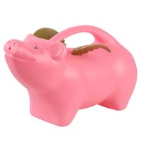 Gieter - Varken/big met vleugels - roze - 2 liter - kunststof?