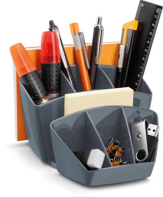 CEP Pro bureau organizer, 8 vakken, grijs