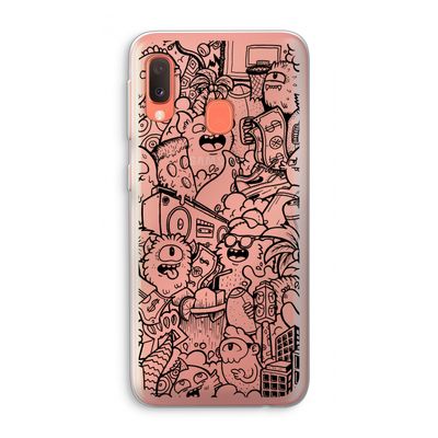 Vexx Black City : Samsung Galaxy A20e Transparant Hoesje